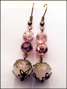 Boucles d'Oreilles PINK LADY